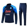 Napoli Quarter Zip Felpe da Allenamento 2022-23 Blu per Uomo